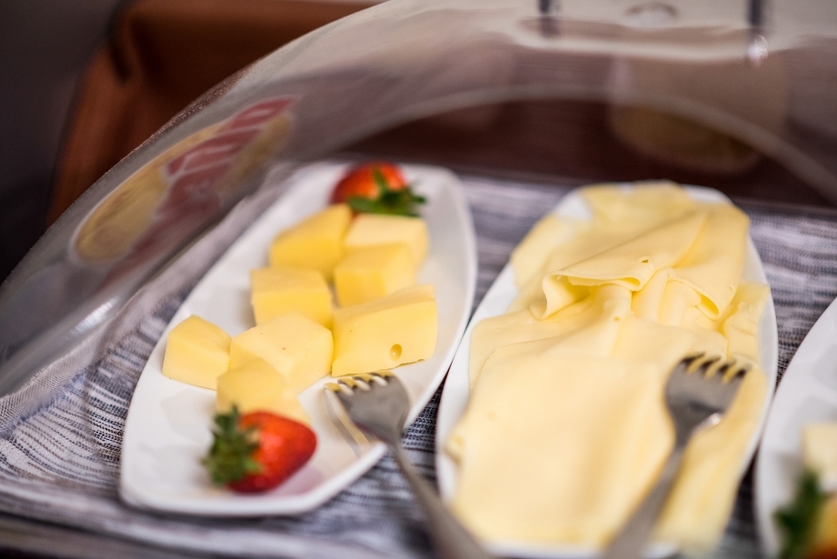 Savory breakfast buffet at Hotel Touring Carpi