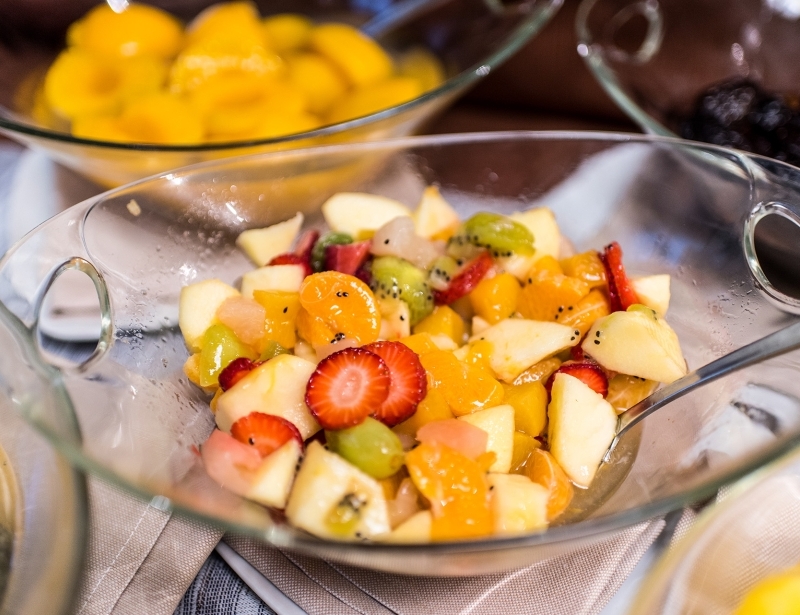 Fresh products in the breakfast of our 4-star hotel in Carpi