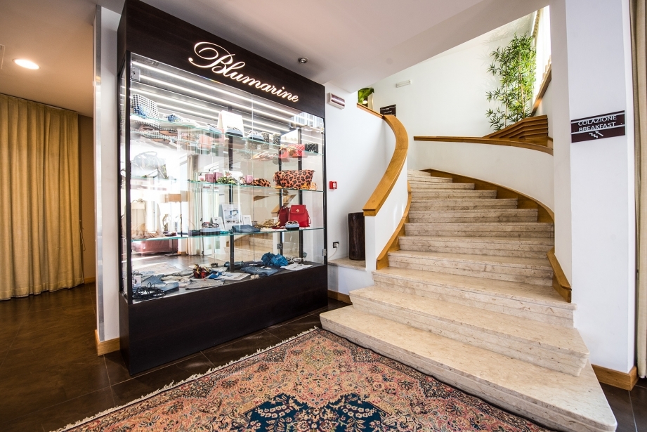 The reception of Hotel Touring in Carpi